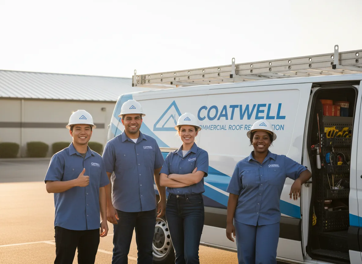 Commercial roof coating company in Gaastra, MI